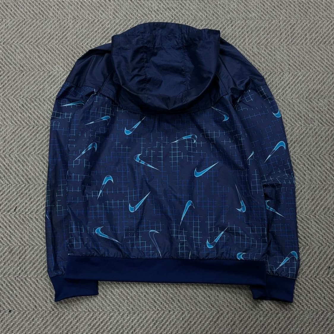 나이키 스우시 패턴 후드 바람막이 자켓v0363 상품이미지2