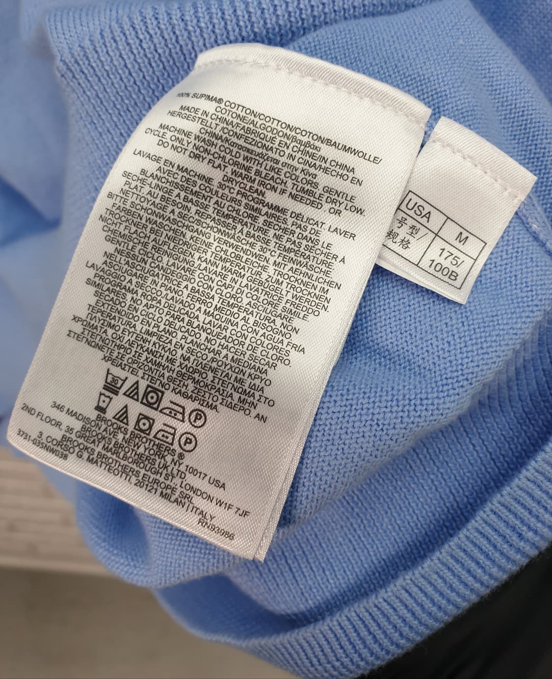 [95]브룩스브라더스 브이넥 니트 상품이미지4