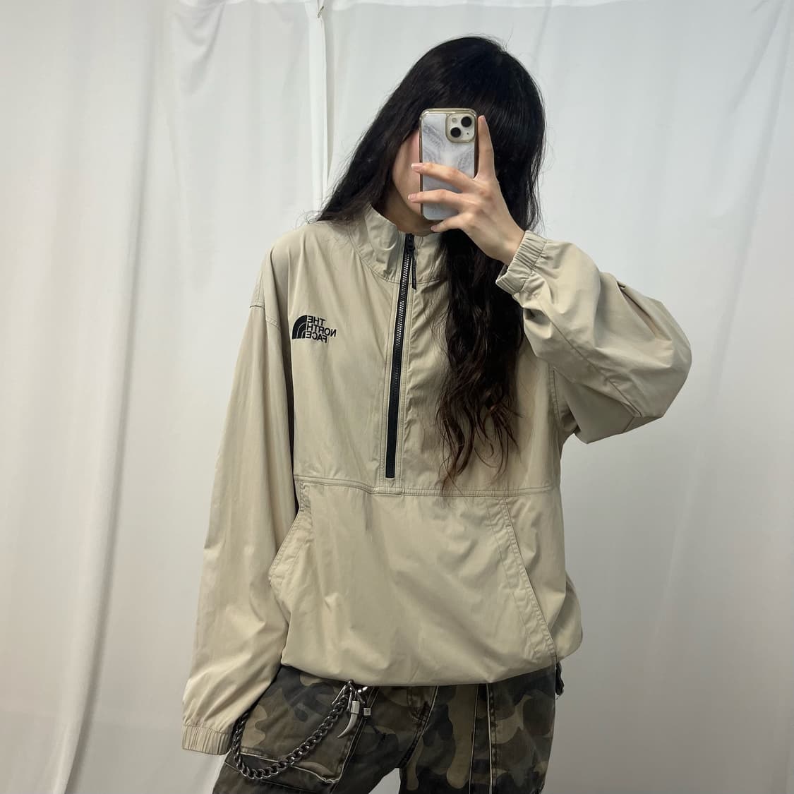 The North Face beige anorak 상품이미지2