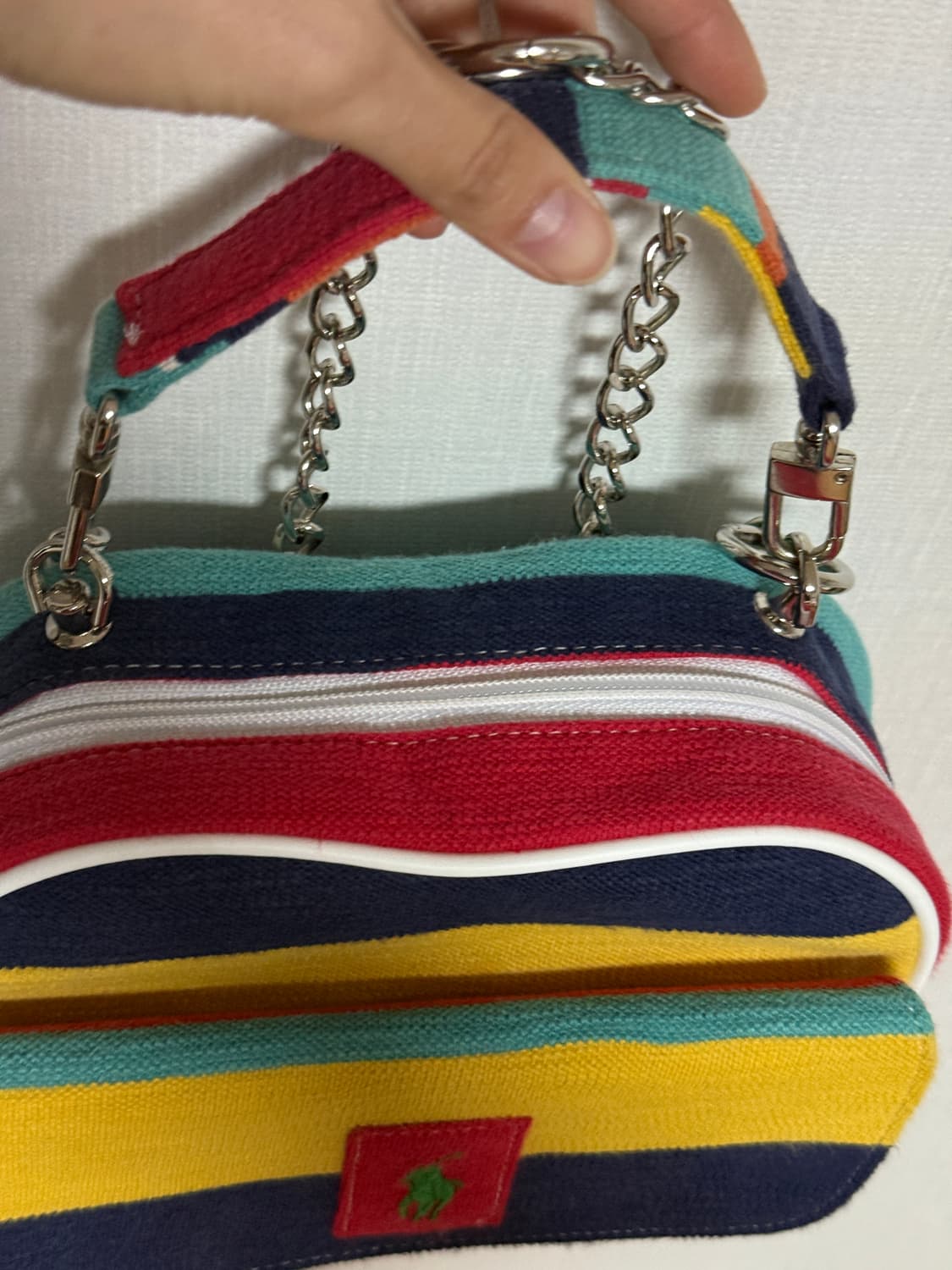 폴로 스트라이프 미니 체인백 상품이미지4