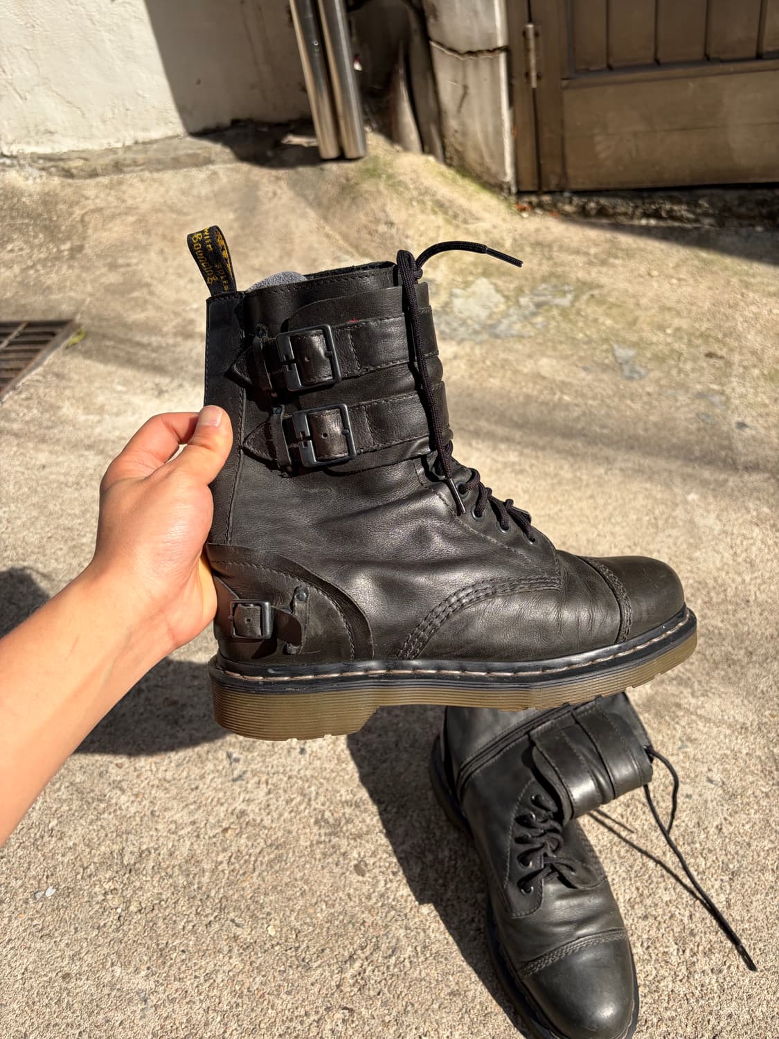 265) Dr. Martens 바든 더블 버클 바이커부츠 상품이미지5
