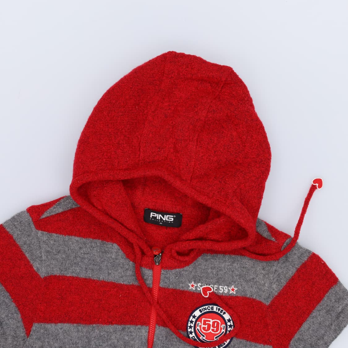 [90] 핑 골프 여성 반팔 니트 후드티 1231H1 상품이미지3