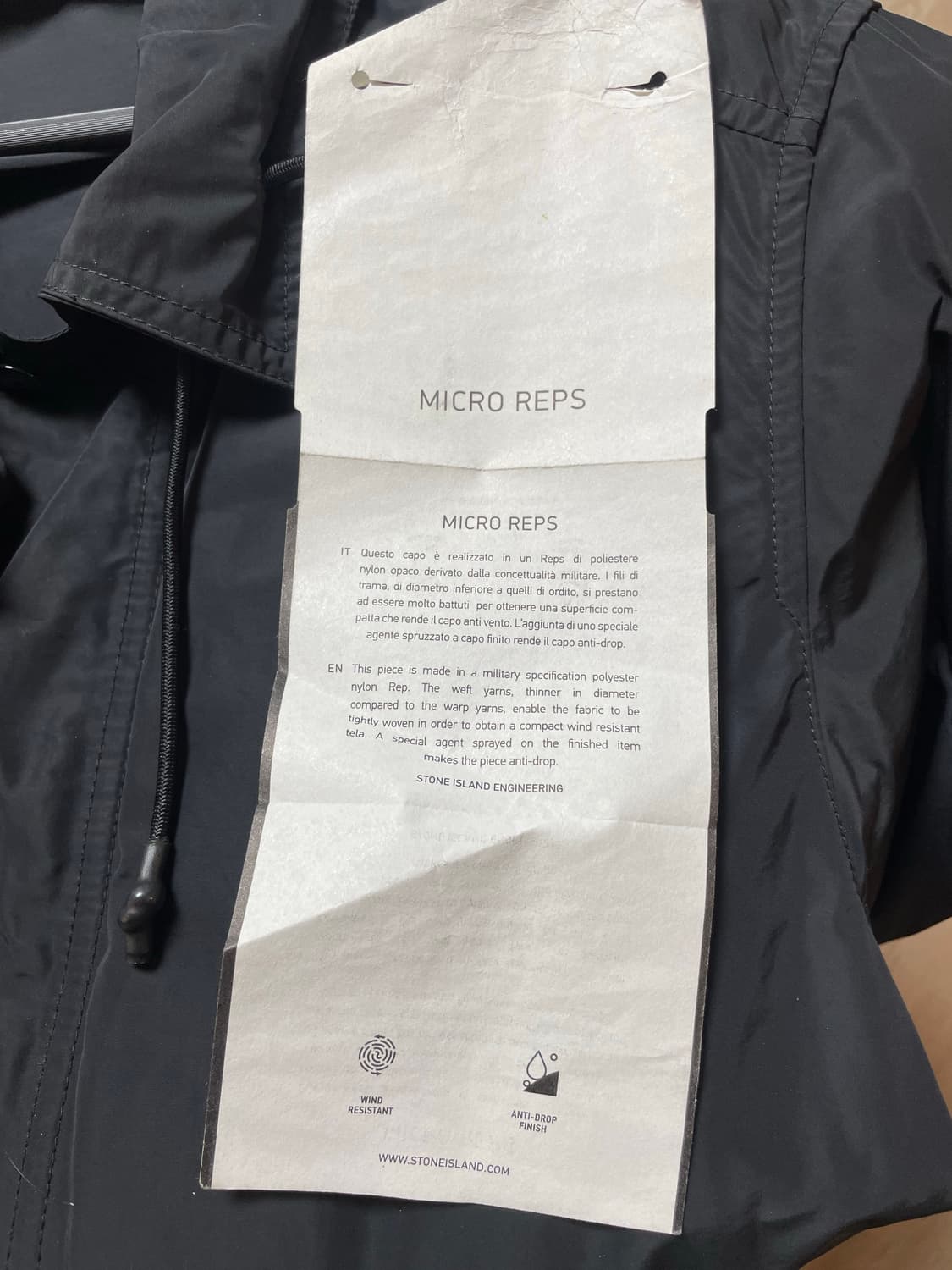 스톤아일랜드 마이크로랩스 바람막이 상품이미지6