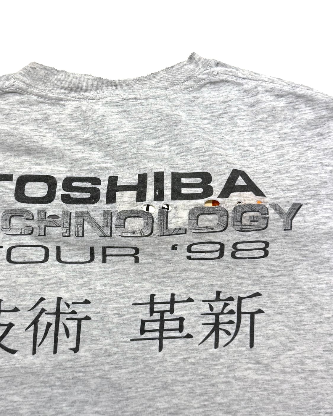 90‘s 토시바 테크 투어 프로모션 티셔츠 상품이미지2