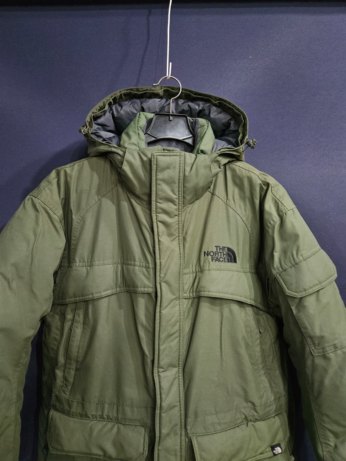 노스페이스 하이벤트 그린 남성 100 구스다운 패딩  상품이미지7