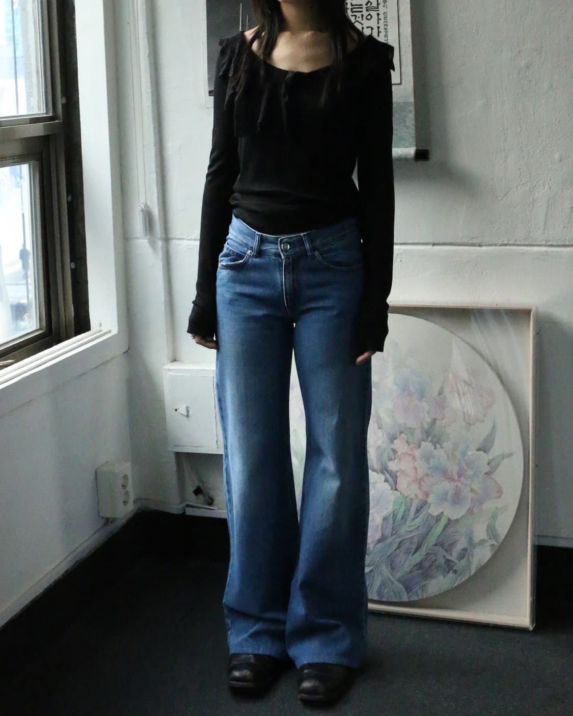 MM6 마르지엘라 부츠컷 데님 팬츠 상품이미지1