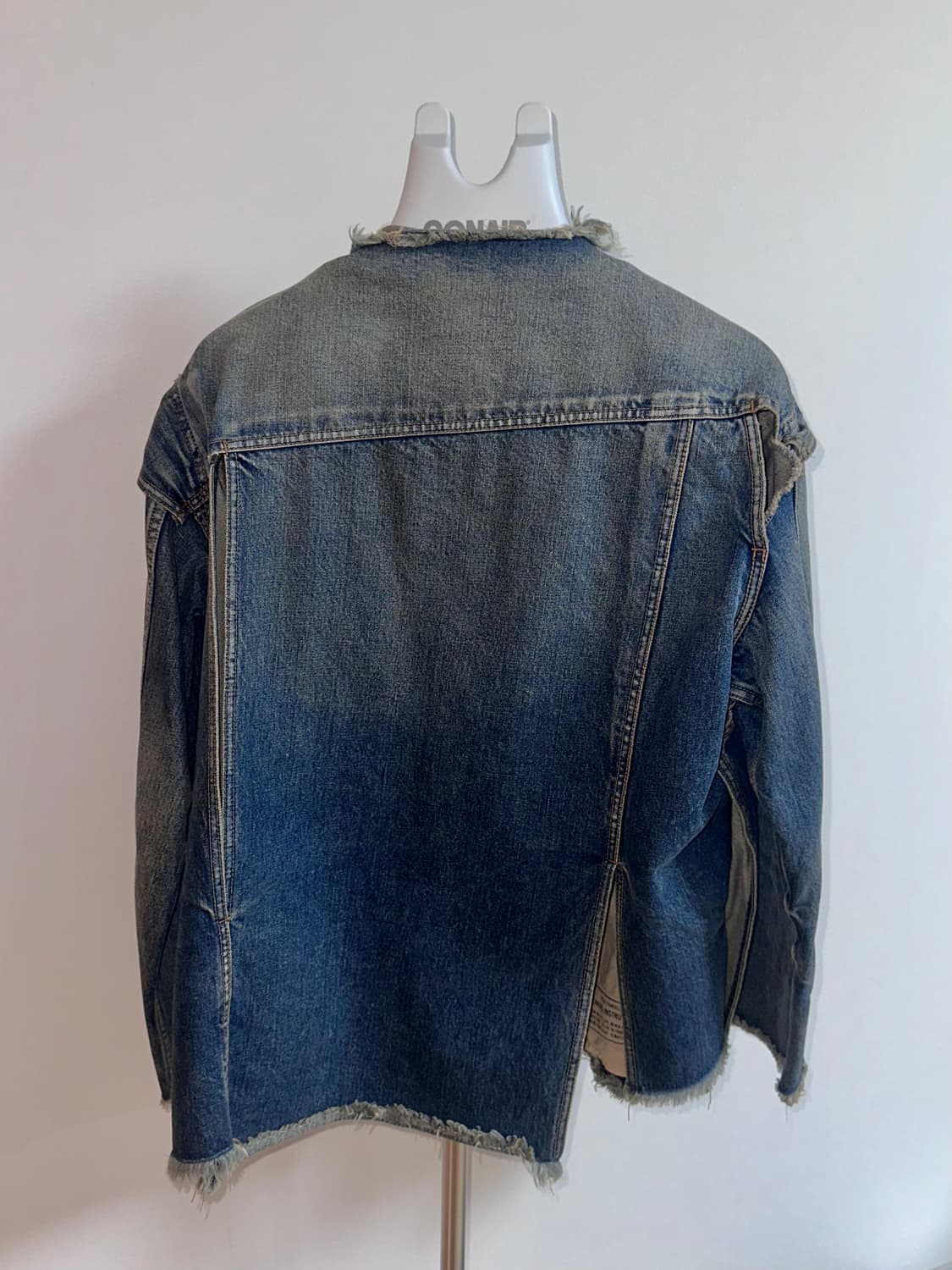 (36) 메종 미하라 야스히로 디스트레스 이펙트 카라리스 데님 자켓 상품이미지3