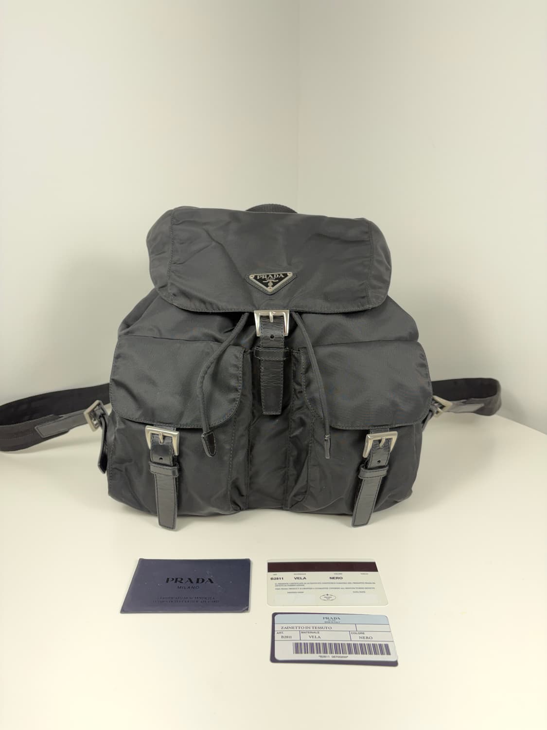 프라다 나일론 투포켓 미듐 백팩 상품이미지1