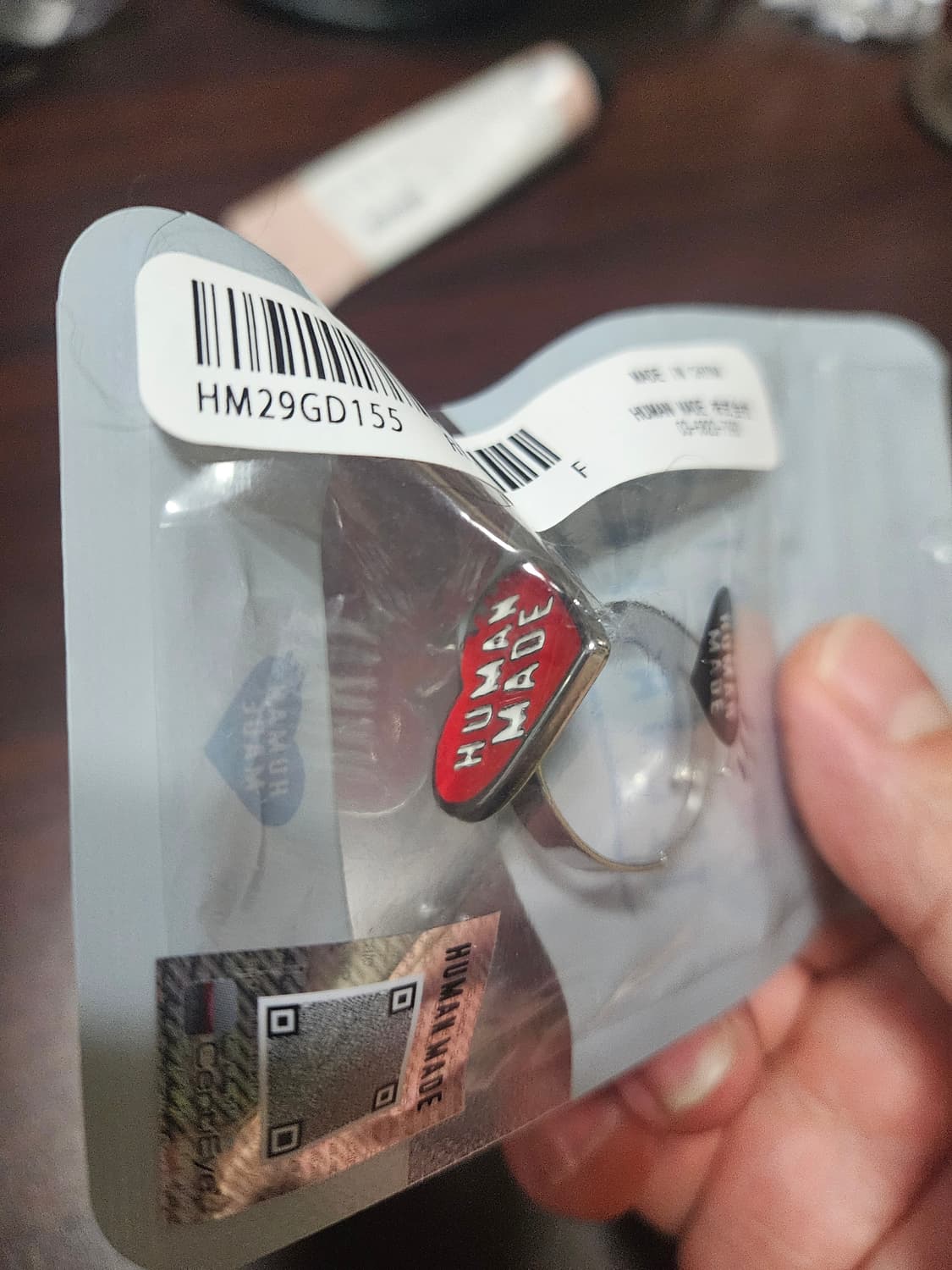 휴면메이드반지 하트 링 레드 상품이미지2