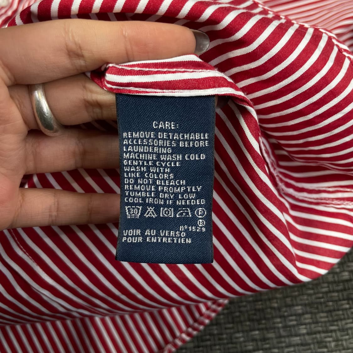 폴로랄프로렌 레드 스트라이프 긴팔 셔츠 4 상품이미지8