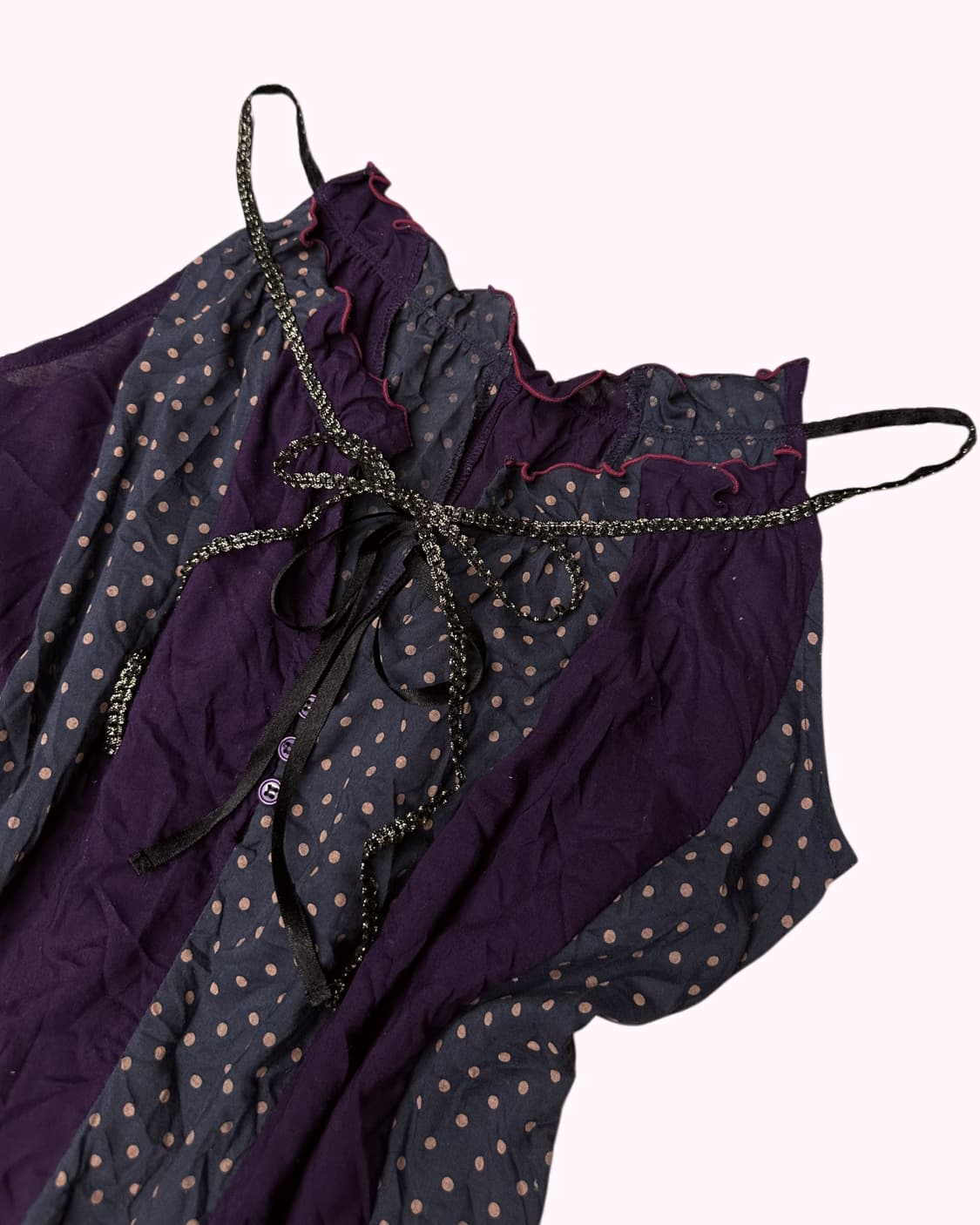 purple dot pannel top 상품이미지2