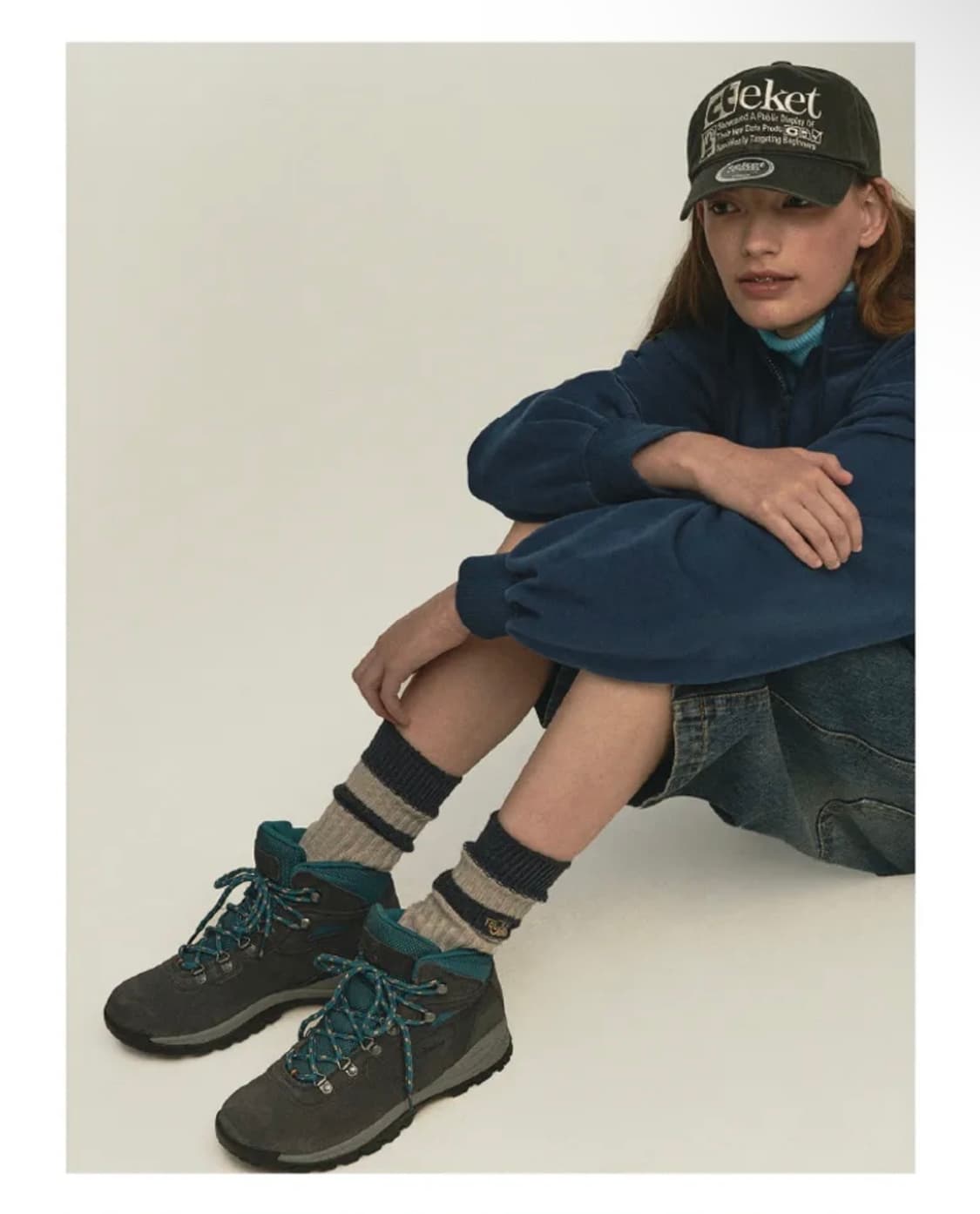 테켓 양말 Dot-com Socks Melange Gray 상품이미지4