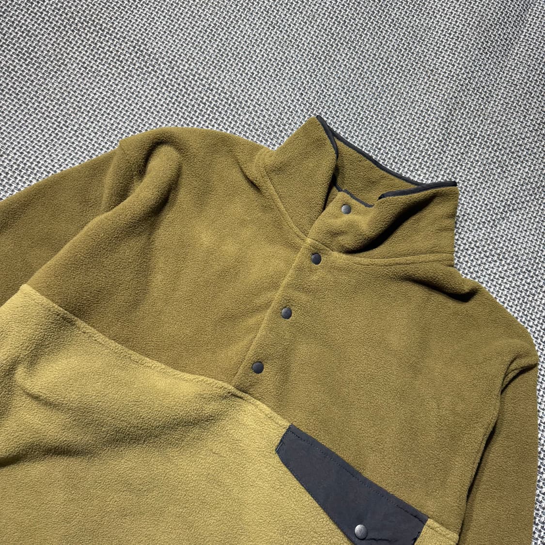 (새상품) 빈티지 아웃도어 플리스 스냅티 상품이미지3