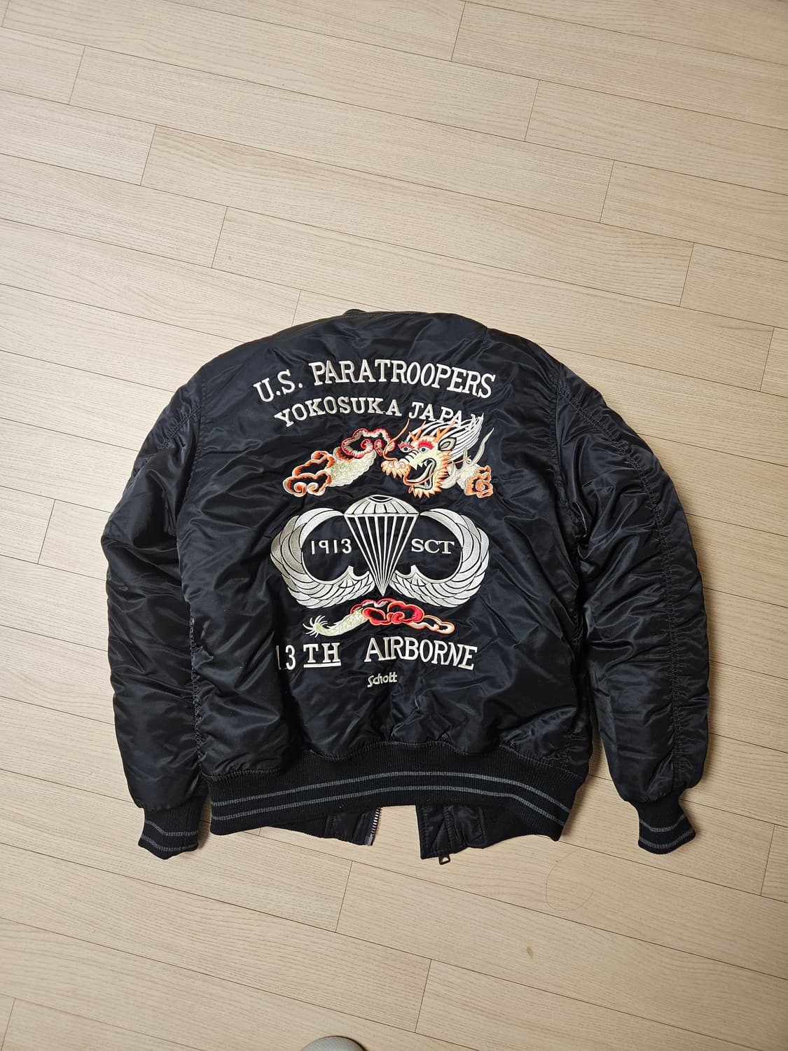 schott 쇼트 스카쟌 항공자켓
사이즈 XL
 상품이미지2