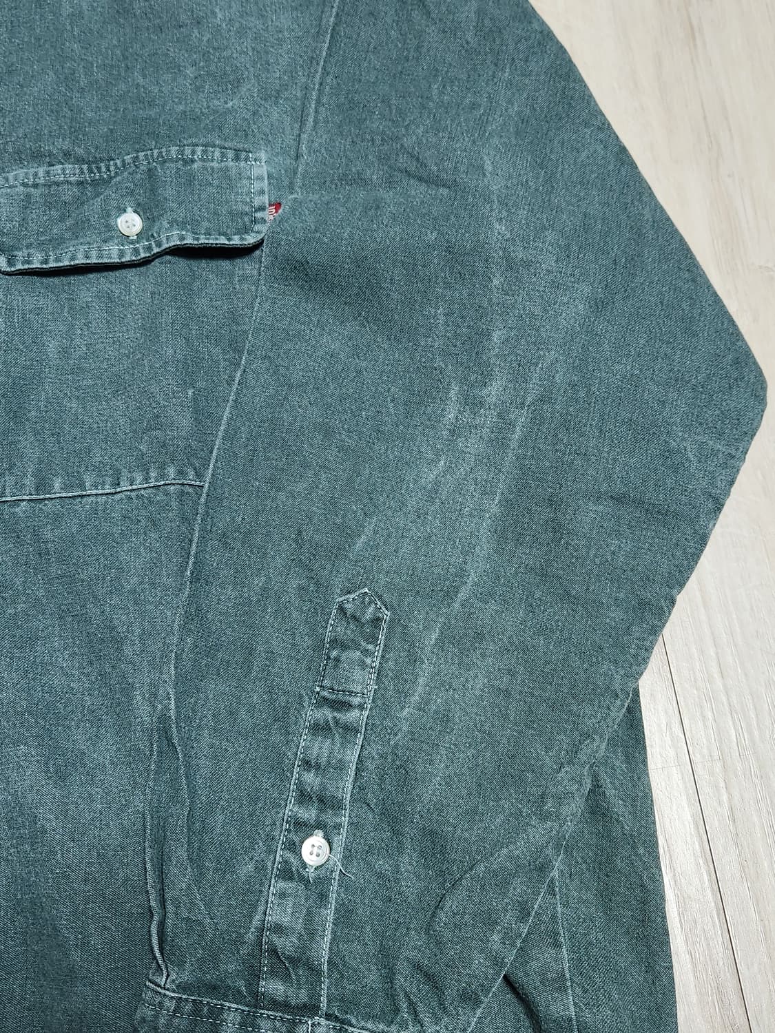 90s Stussy 크라운택 셔츠 XL 상품이미지6