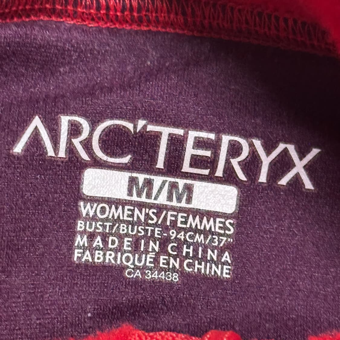 M 아크테릭스 우먼즈 레드 후드 플리스 상품이미지4