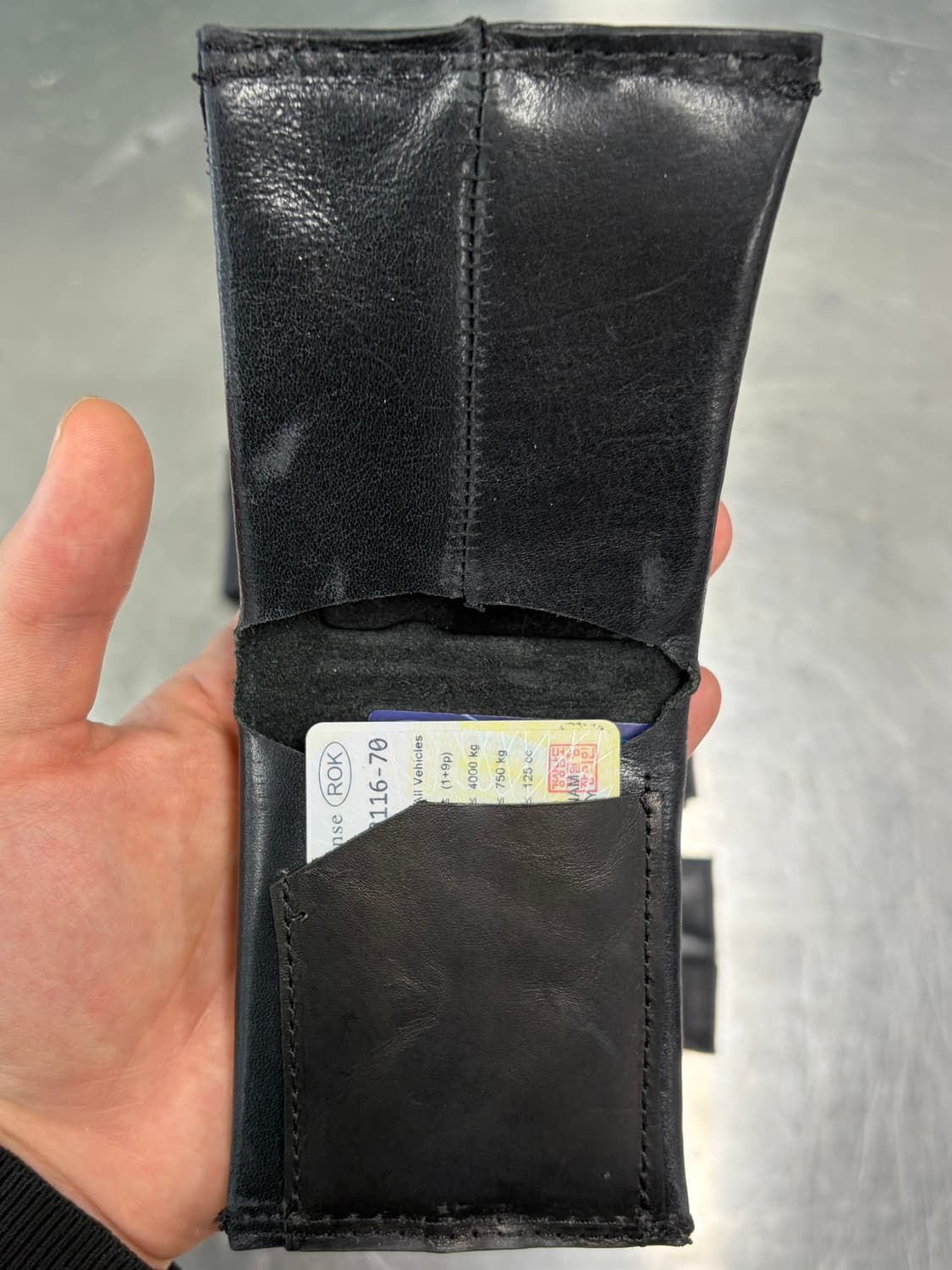 Handmade Leather Wallet 상품이미지4