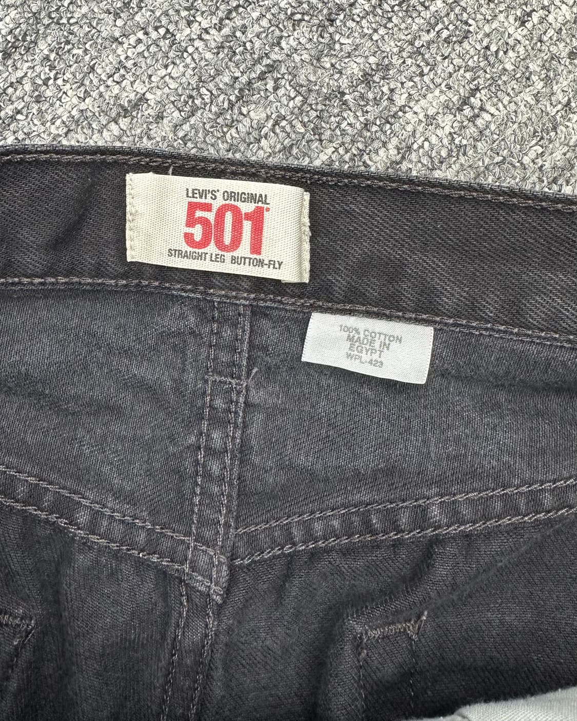 (허단42)00'S 리바이스 501 블랙워싱-M1920 상품이미지4