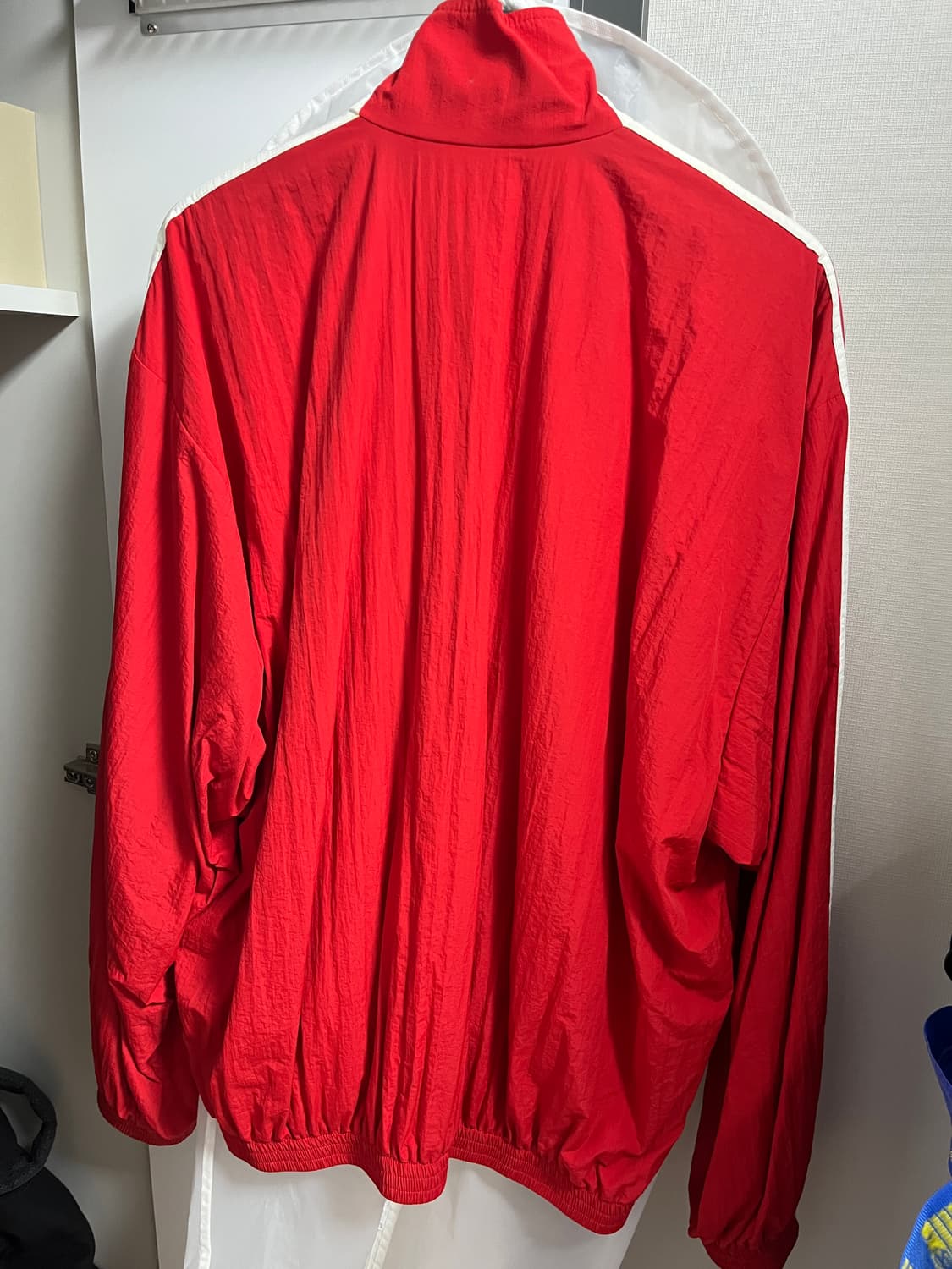 발렌시아가 아디다스 포플린 트랙자켓 레드, 1사이즈 상품이미지4