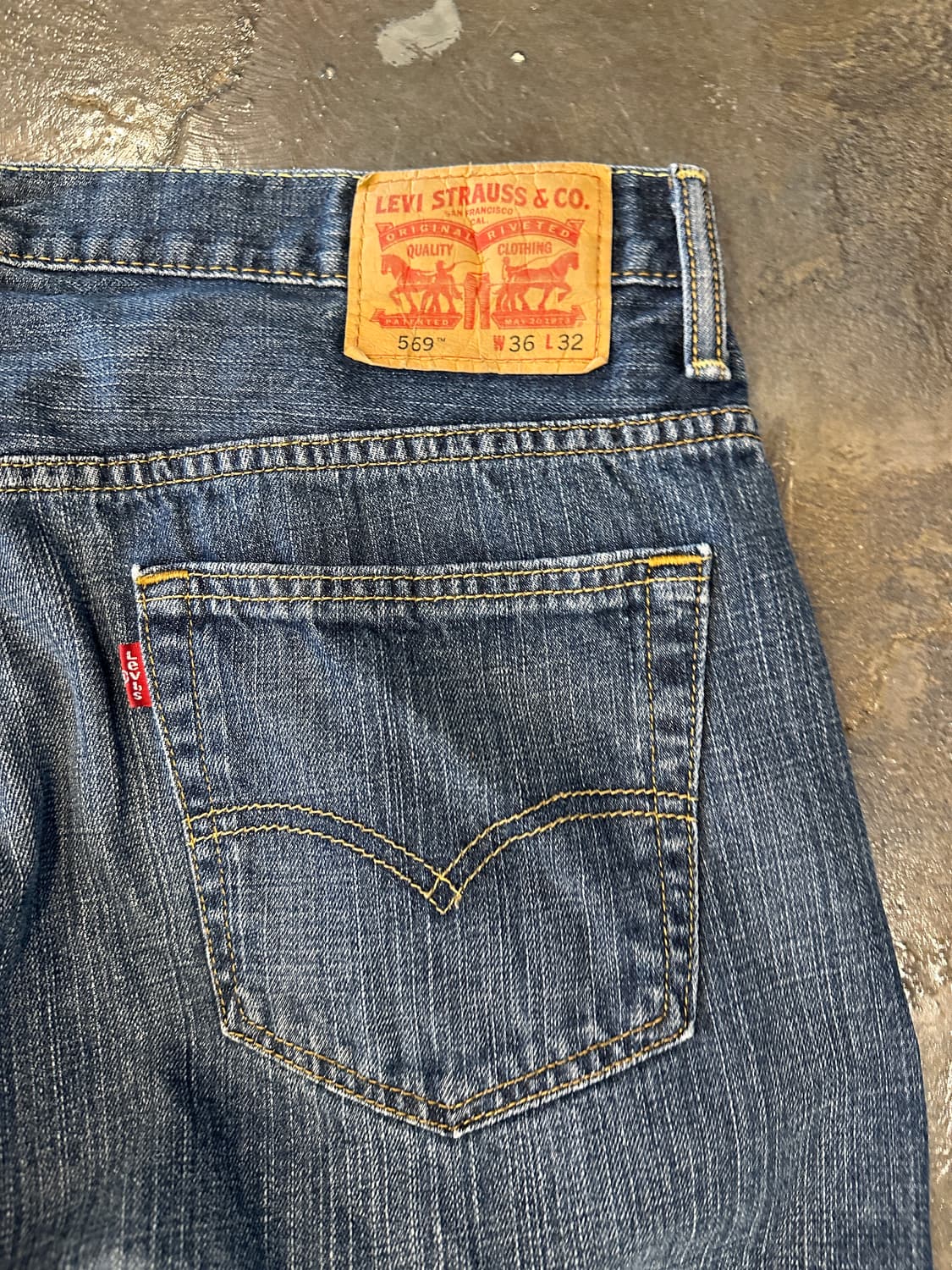 Levis 리바이스 569 W36 L32 상품이미지4