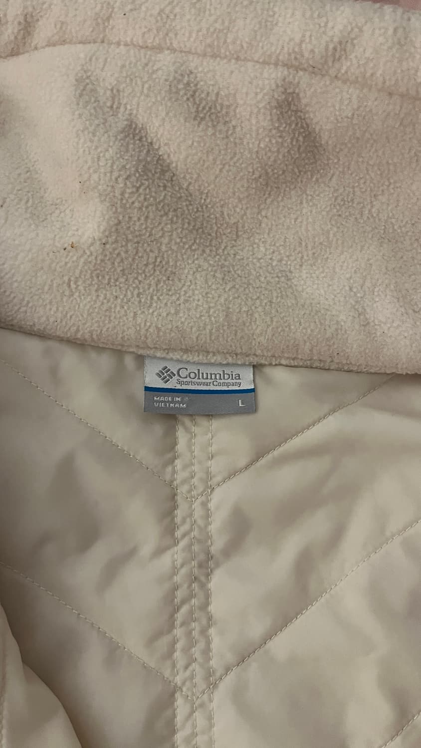 컬럼비아 조끼 아이보리 상품이미지2