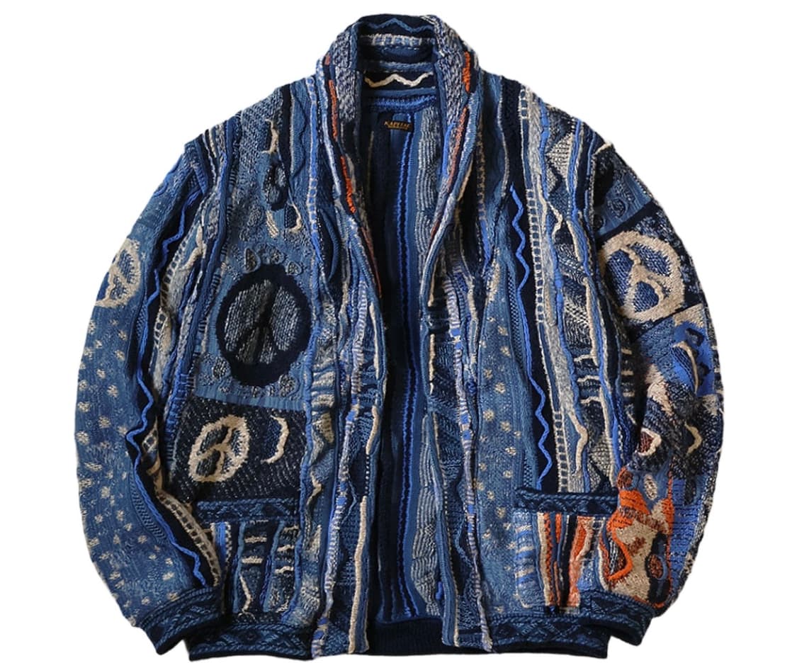 캐피탈 보로 가디건 네이비 상품이미지1