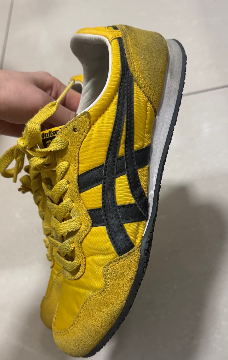 오니츠카타이거 세라노 옐로우 노랑 스니커즈 운동화 신발 상품이미지1