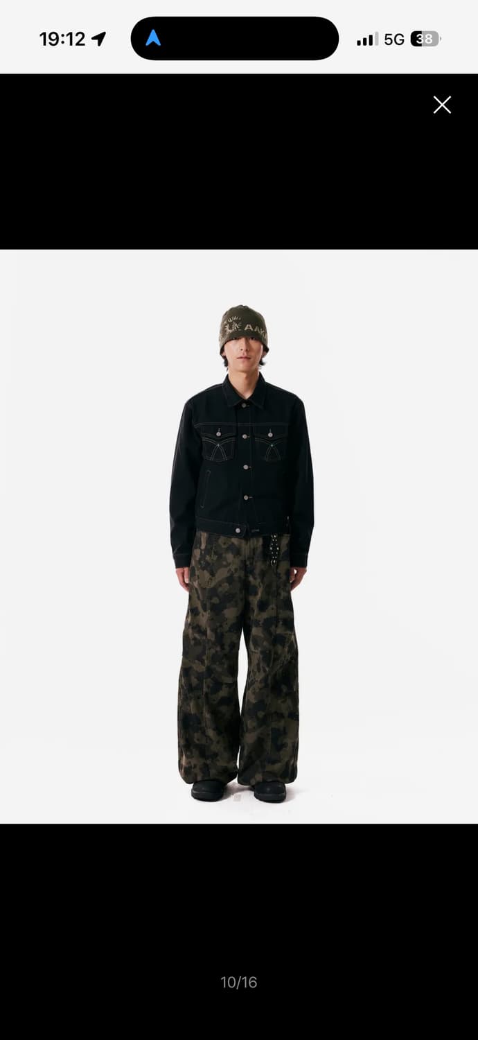 아캄 카모 바지 사이즈 2 상품이미지3