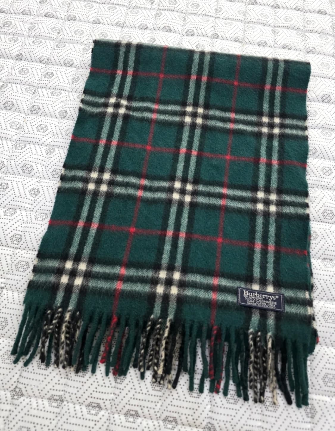 버버리 캐시미어 체크 머플러 상품이미지7