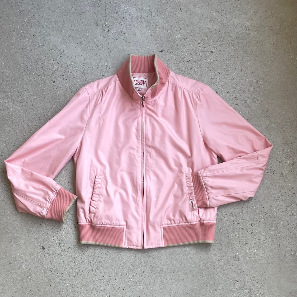 00s 두산 게스 사틴 블루종 상품이미지1