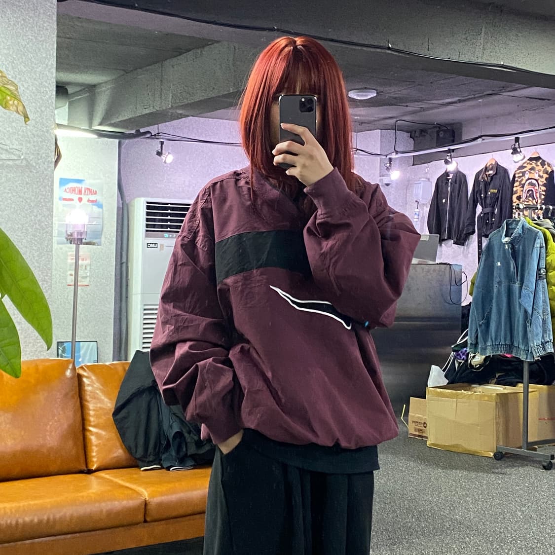 나이키 빅스우시 로고 올드스쿨 웜업 B2491 상품이미지1
