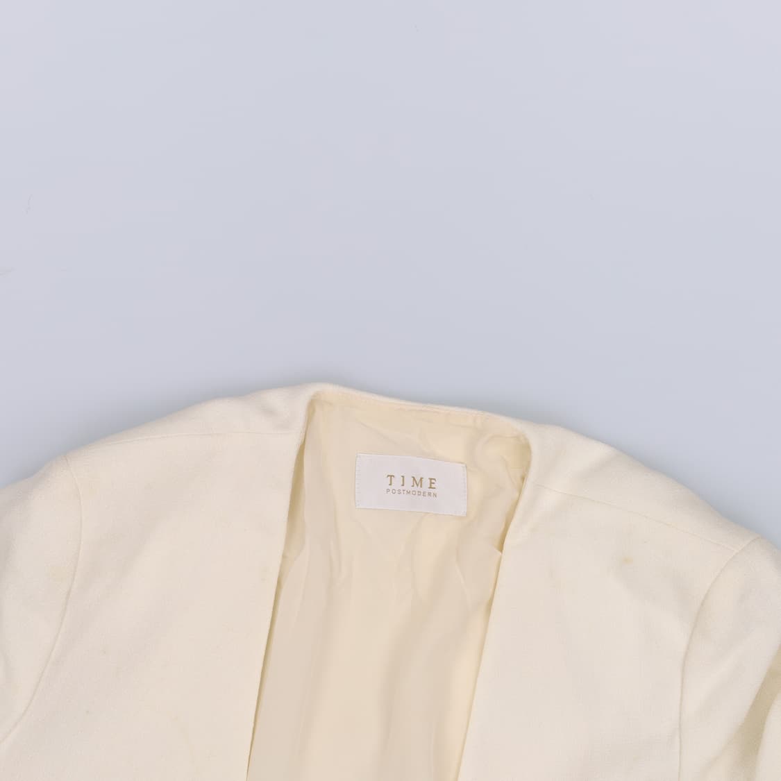 [82-94-160] 한섬타임 여성 노카라 자켓 0115H1 상품이미지5