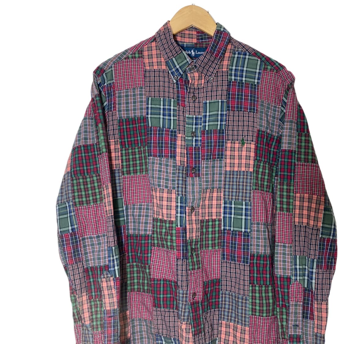 폴로 랄프로렌 패치워크 셔츠 L  상품이미지2
