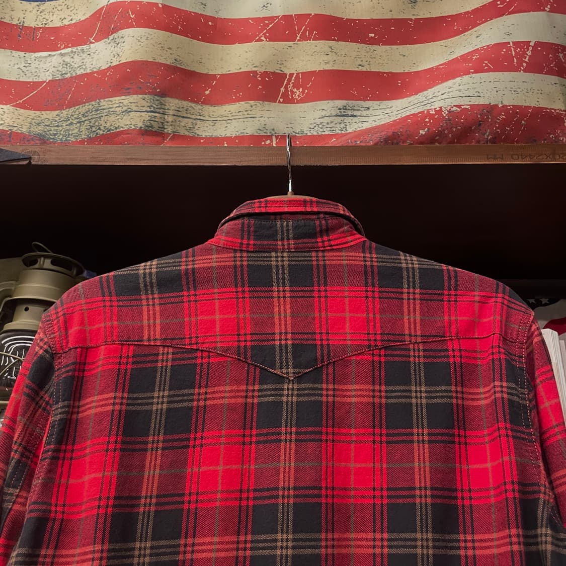 리바이스 레드 탭 체크 펄 스냅 포켓 웨스턴 셔츠 상품이미지4