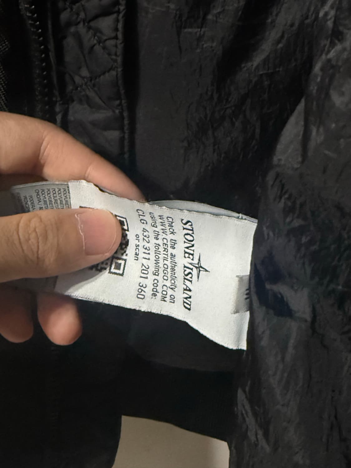 스톤아일랜드 크링클랩스 패딩 18FW  <M> 상품이미지5