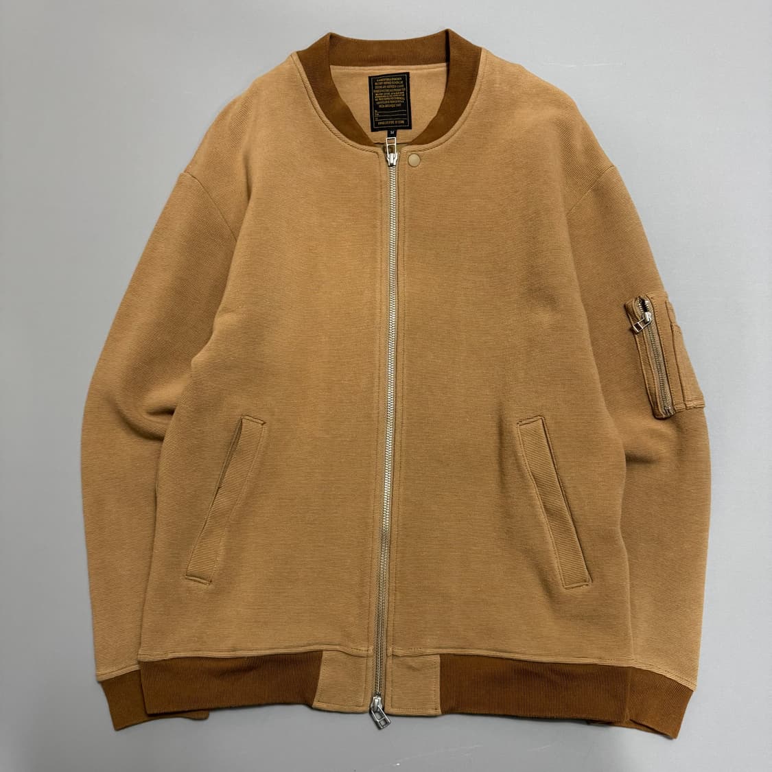 빔즈(B:MING by BEAMS) 베이지 컬러 MA-1 플라이트 자켓 상품이미지6