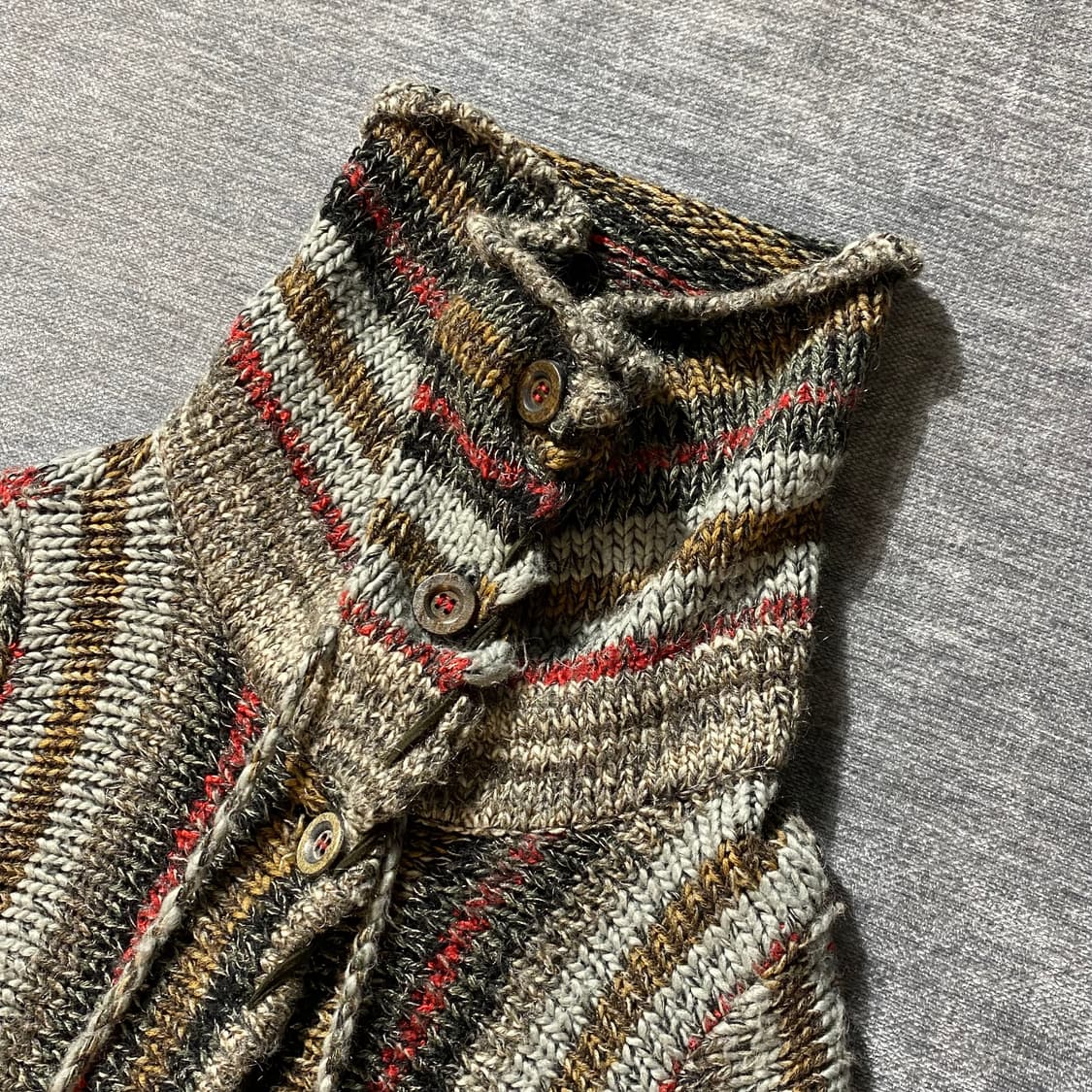 -Tankus 에스닉 하이넥 울 니트 상품이미지5