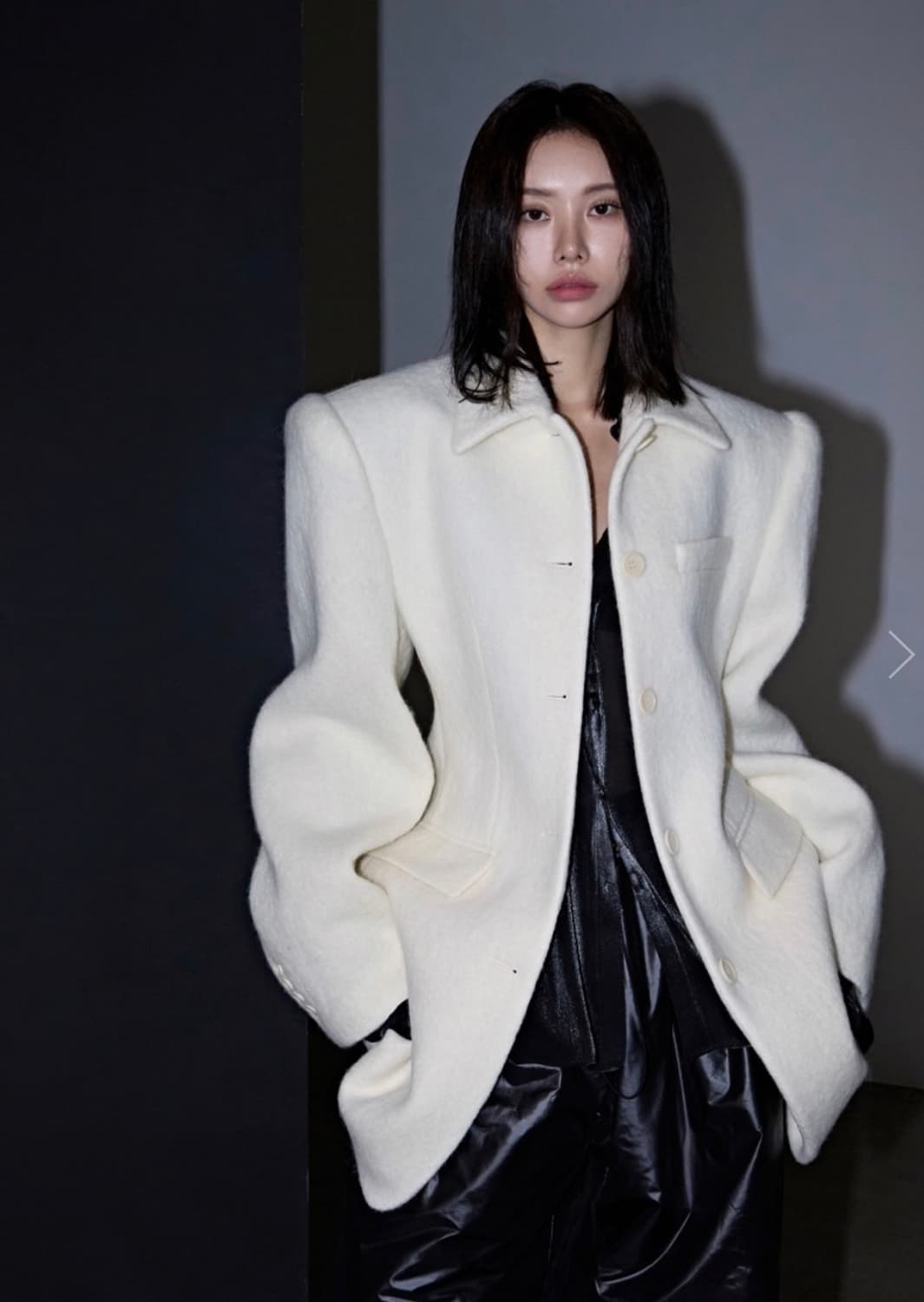 랑거 langer 싱클레어 울 알파카 블렌드 코트 브라운 컬러 상품이미지5