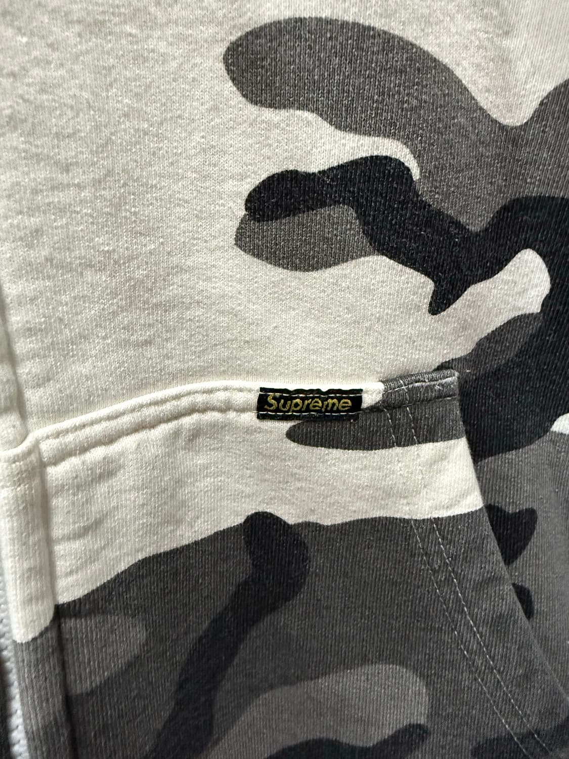 슈프림 스노우 카모 후드 집업 M 상품이미지2