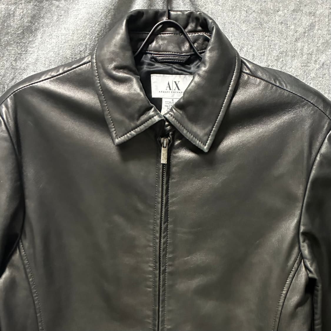 아르마니 익스체인지 가죽 자켓 상품이미지7