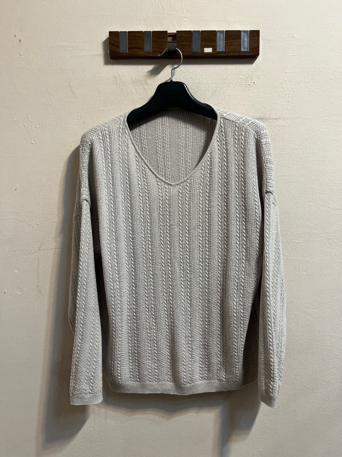 시에 브이넥 마 니트 상품이미지1