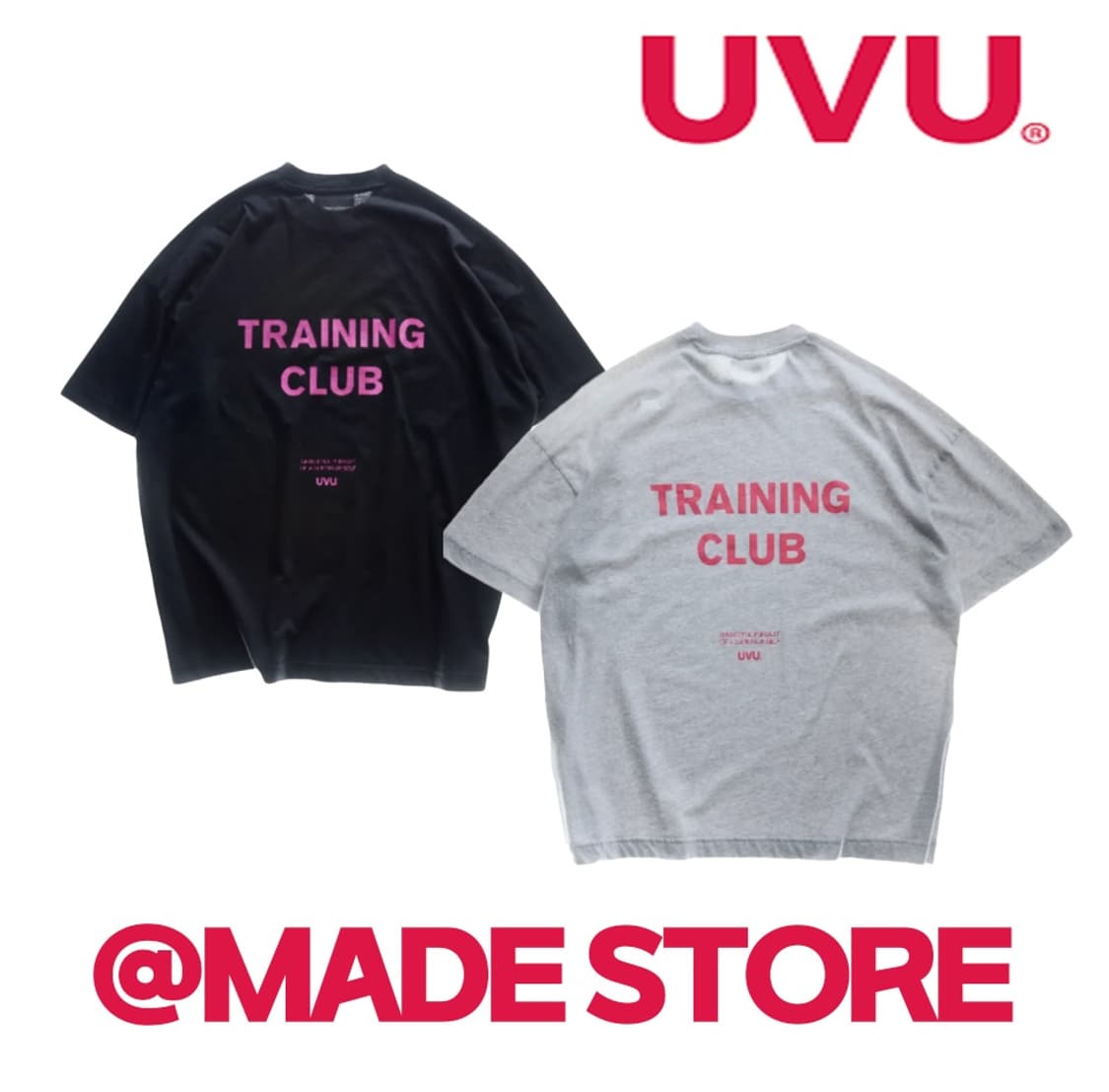 UVU 트레이닝클럽 반팔 티셔츠 상품이미지1