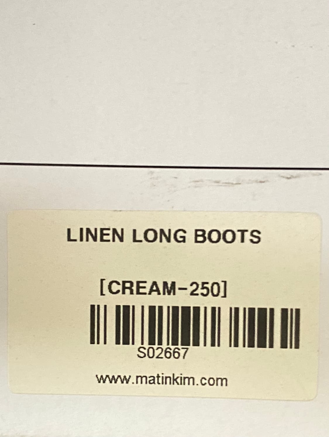 MatinKim 마뗑킴 린넨 웨스턴 부츠 250 상품이미지9