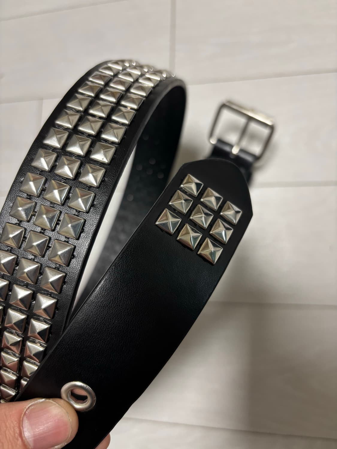 스터드 벨트 판매합니다 상품이미지3