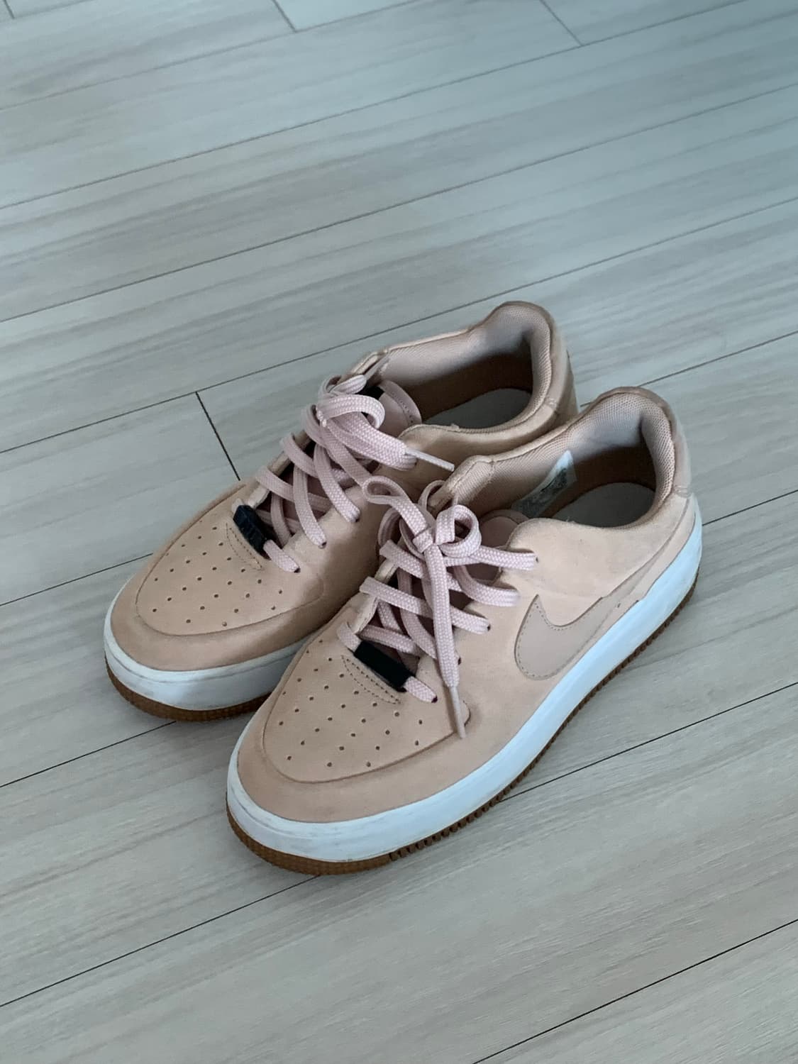 나이키 에어포스 스웨이드 핑크 상품이미지3