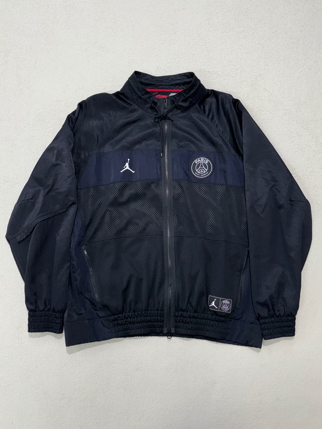 한정판 나이키 조던 x 파리생제르망 에어수트 바람막이 자켓 집업 상품이미지1