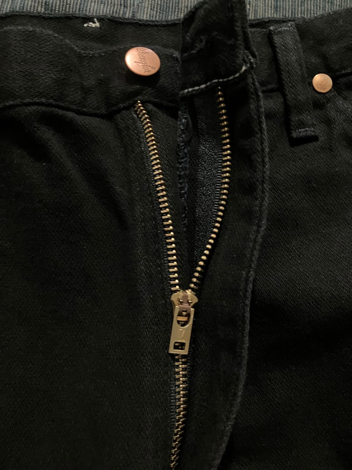 데드스탁 90s USA 빈티지 랭글러 13MWZWK 블랙 데님 팬츠 상품이미지8