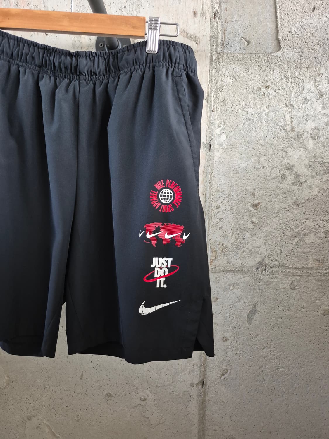나이키 Just Do It 블랙 반바지(MS 상품이미지3