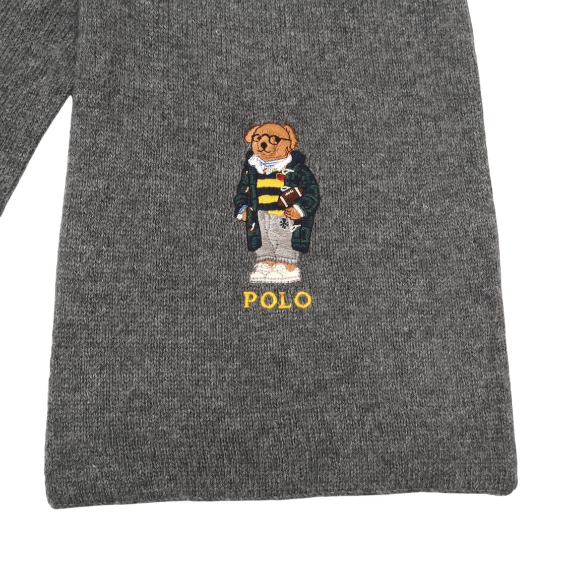 폴로 랄프로렌 그레이 폴로베어 머플러 상품이미지2