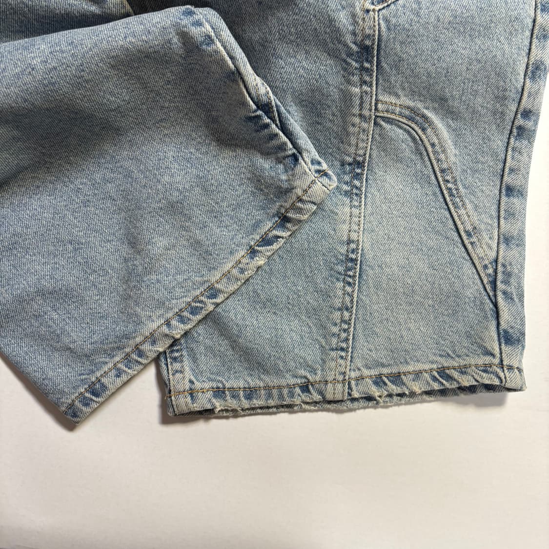 자라 와이드 커브드 데님 32 상품이미지5